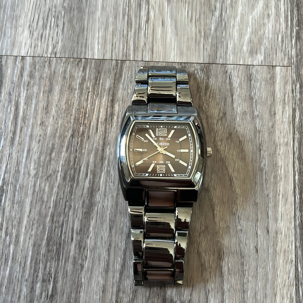 Men’s Unlisted gunmetal watch